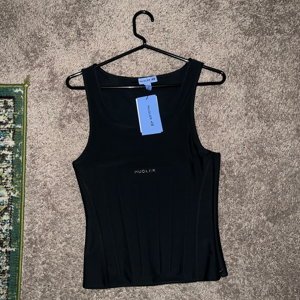 Mens Medium Mugler h&m Tank top